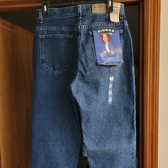 Riders by Lee, Eased Fit, Straight leg jeans, dark stone, size Misses 10 Long - Picture 4 of 10